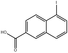 5-Iodonaphthalene-2-carboxylic acid Structure