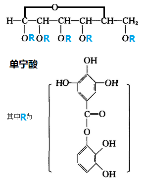 单宁酸化学结构式
