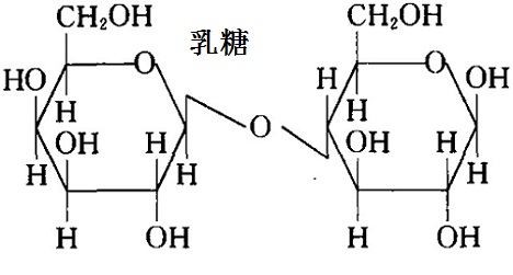 乳糖化学结构式