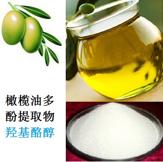 橄榄油和多酚提取物羟基酪醇白色粉末