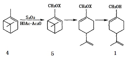 α-蒎烯用SeO2 氧化合成紫苏醇