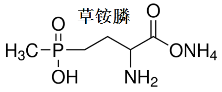 草铵膦 化学结构式