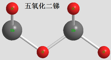 五氧化二锑 化学结构式