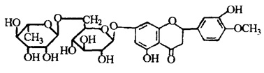 橙皮苷结构式