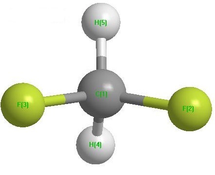 Formula of Difluoromethane