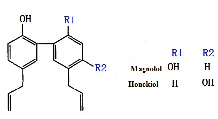 formula of magnolol and honokiol