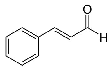the chemical structure of Cinnamaldehyde