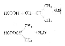 甲酸异丙酯合成反应路线图
