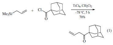 Allyltrimethylsilane Reactions