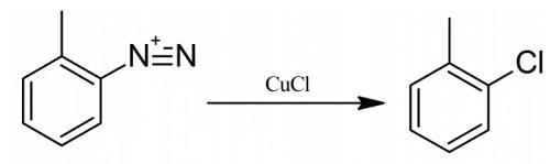 synthesis of 2-chlorotoluene
