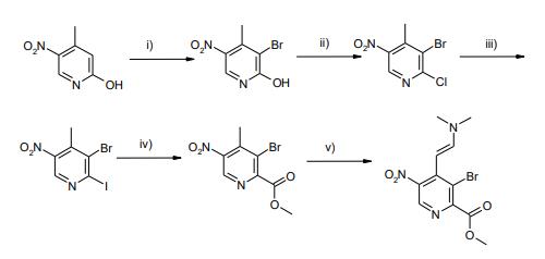 3-bromo-4-methyl-5-nitropyridin-2-ol synthesis