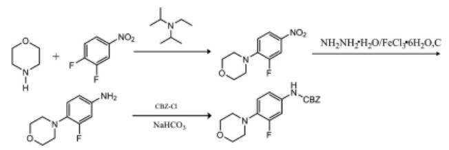 3-氟-4-(4-吗啉基)-苯胺的制备
