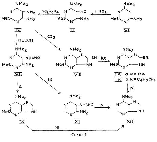 synthesis of 6-Dimethylaminopurine