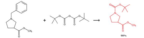 1-Boc-吡咯烷-3-甲酸甲酯的合成与应用