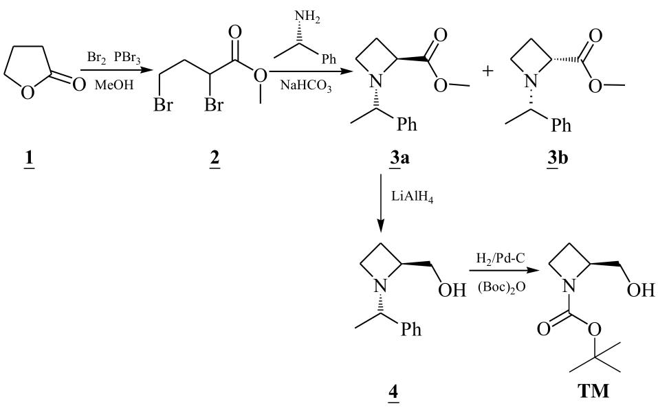 3-羟甲基氮杂环丁烷-1-羧酸叔丁酯的制备