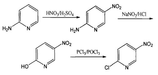 2-氯-5-硝基-4-甲基吡啶的制备