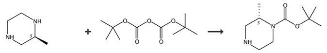 (S)-1-N-Boc-2-甲基哌嗪的合成路线
