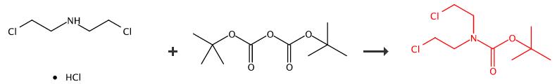 N,N-双(2-氯乙基)氨基甲酸叔丁酯的合成与应用