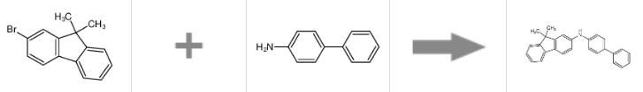 N-[1，1'-联苯-4-基]-9，9-二甲基-9H-芴-2-胺的制备