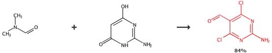 2-氨基-4,6-二氯嘧啶-5-甲醛的合成与应用