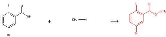 5-溴-2-碘苯甲酸甲酯的合成与应用