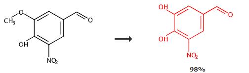 3,4-二羟基-5-硝基苯甲醛的合成与应用