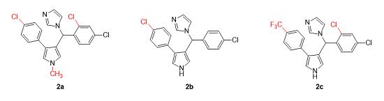 咪唑衍生物2a、2b及2c作为抗寄生虫药物