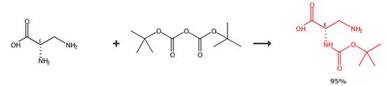 (S)-3-氨基-2-(叔丁氧羰基氨基)丙酸的合成与应用
