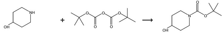 图2 N-Boc-4-羟基哌啶的合成路线[2-3]。