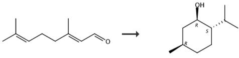 图3 DL-薄荷醇的合成路线[5]。