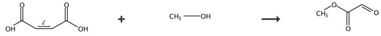 图2 乙醛酸甲酯的合成路线[3]。