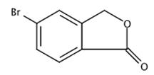 图1 5-溴苯酞的结构式。