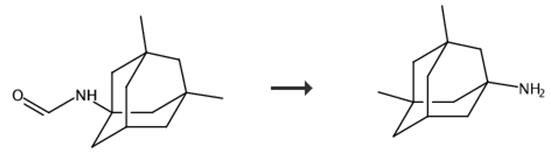 图2 3，5-二甲基金刚胺的合成路线[3]。