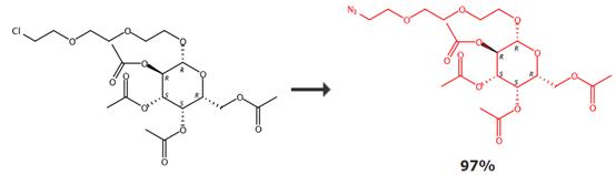 [2-(2-叠氮基乙氧基)乙氧基]乙基 2,3,4,6-四-O-乙酰基-D-吡喃半乳糖苷的合成与应用转化