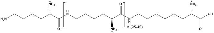 ε-聚赖氨酸的结构式