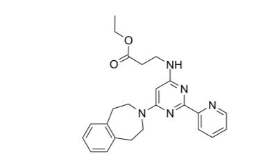 Figure 1 the molecular formula of GSK-J4.png