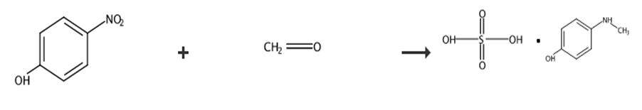 图2 4-甲氨基苯酚硫酸盐的合成路线。