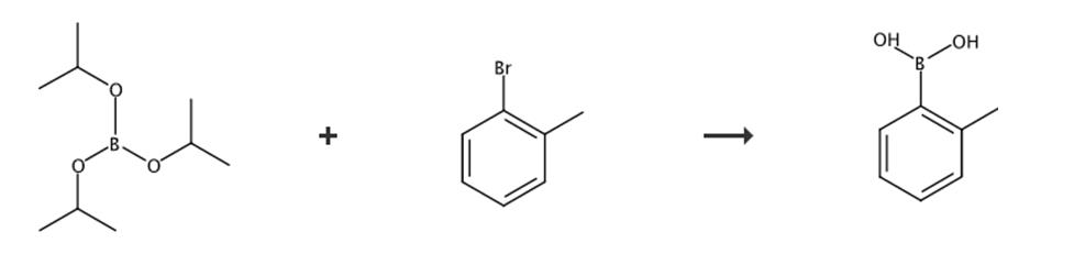 图2 2-甲基苯硼酸的合成路线[3]。