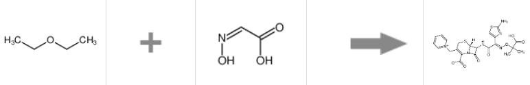 头孢他啶的合成反应式