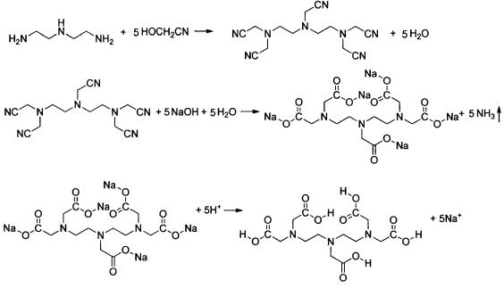 二乙烯三胺五醋酸的制备