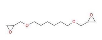 Figure 1 the molecular formula of 1,6-hexanediol diglycidyl ether.png