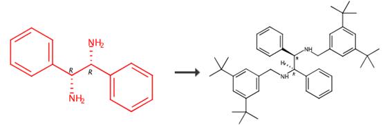 (1R,2R)-1,2-二苯基乙二胺的应用转化
