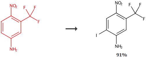 4-硝基-3-三氟甲基苯胺的应用转化