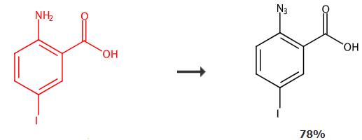 2-氨基-5-碘苯甲酸的应用转化