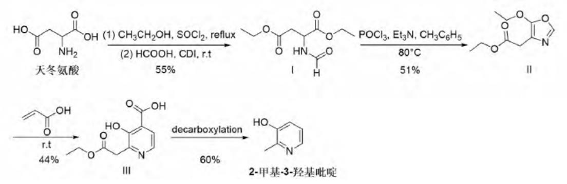 3-羟基-2-甲基吡啶的合成工艺