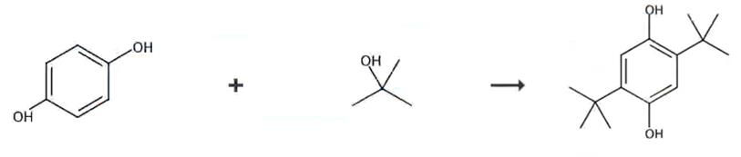 图2 2，5-二特丁基对苯二酚的合成路线[3]。