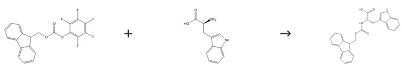 图2 Fmoc-L-色氨酸的合成路线[3]。