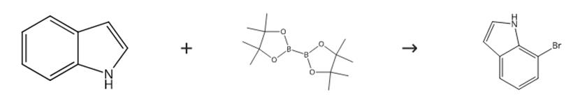图3 7-溴吲哚的合成路线。