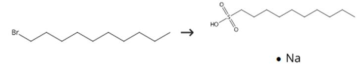 1-癸烷磺酸钠的合成及其离子对试剂的制备