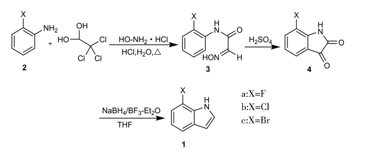 7-氟吲哚的合成